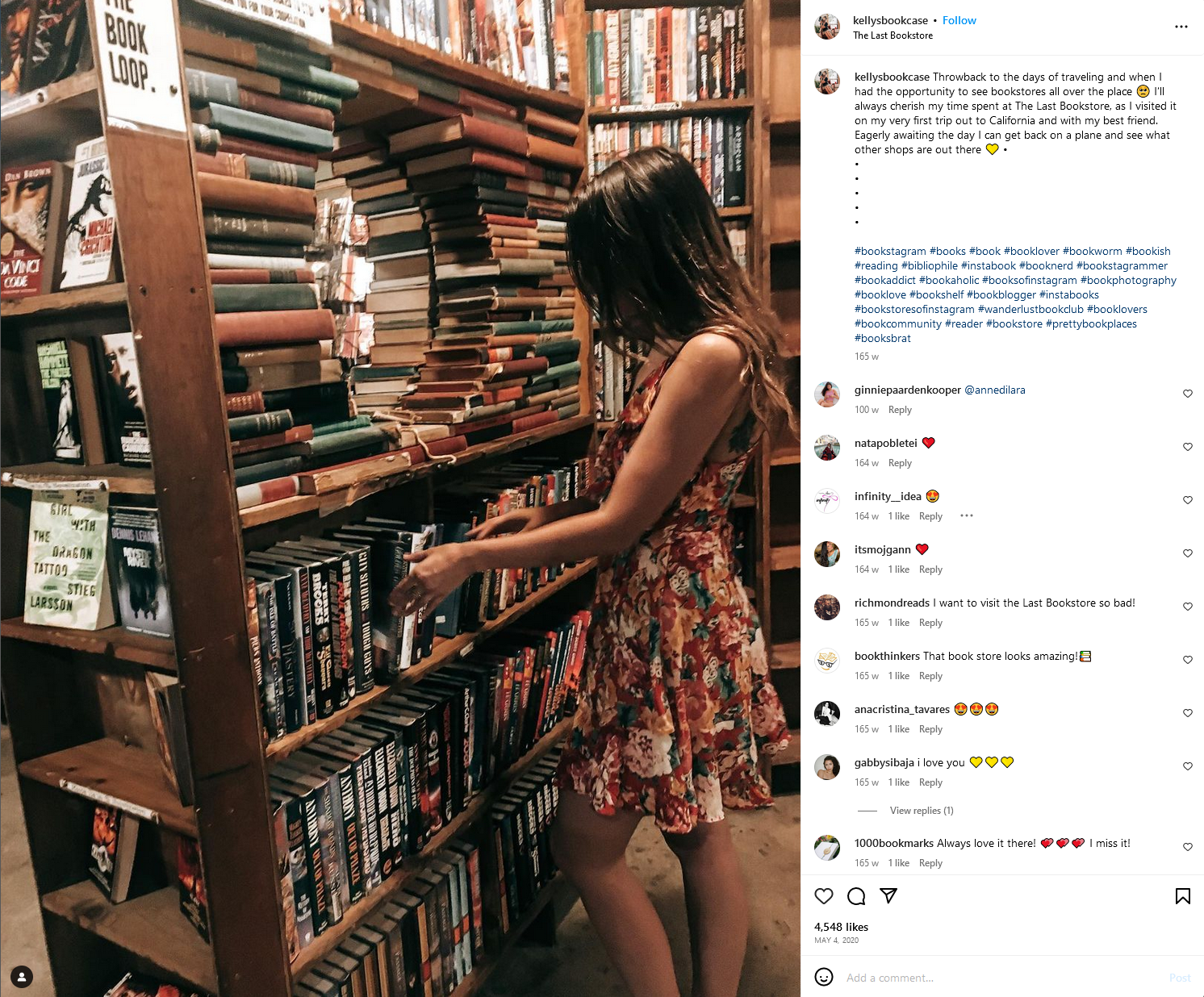 The Last Bookstore by @kellysbookcase